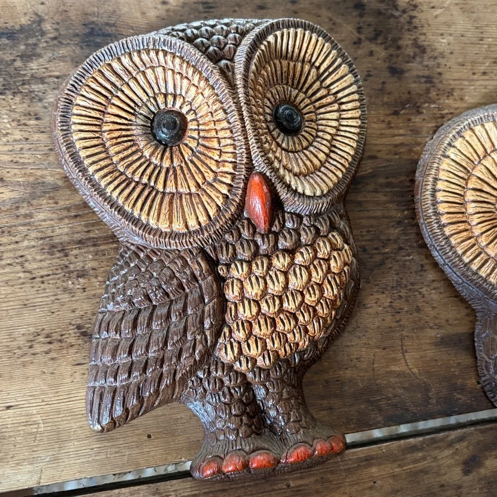 Vintage Mid Century Modern “Big Eye” Owl Decor